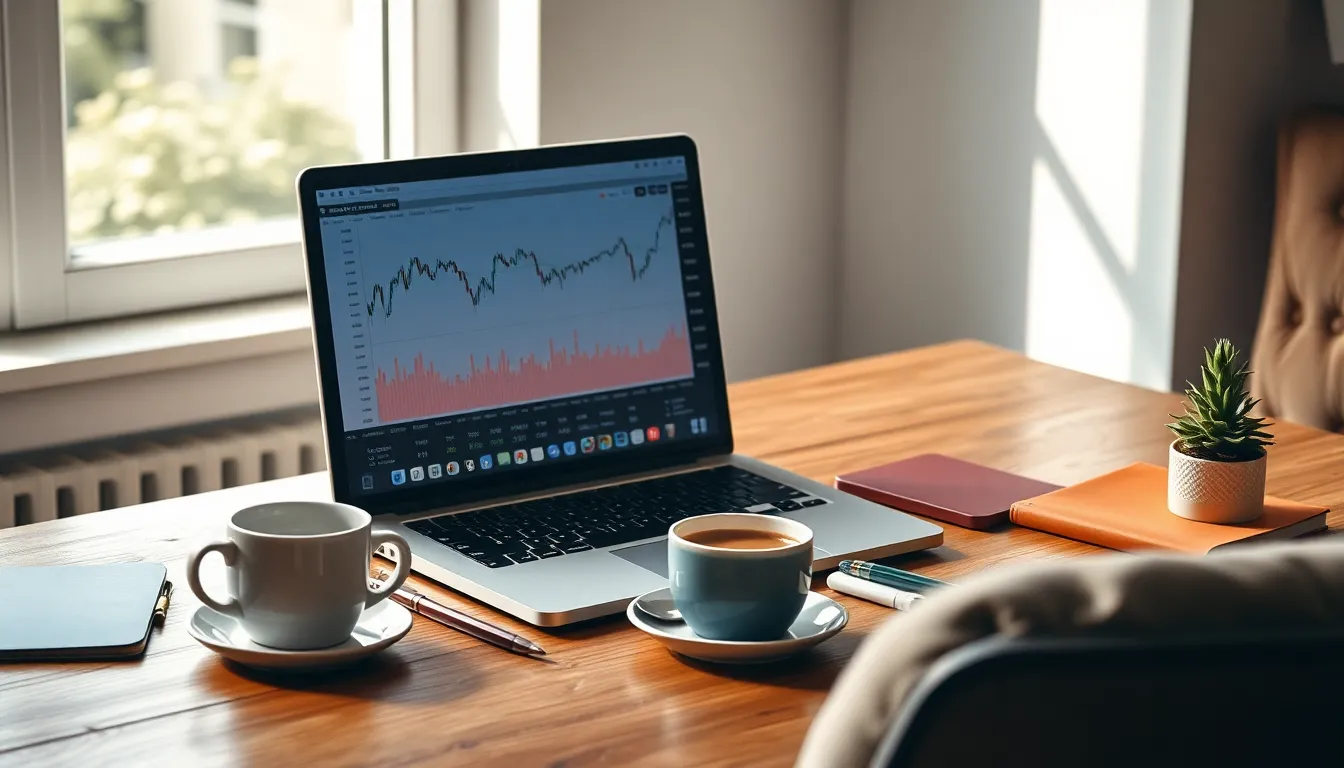 테크 기업 주식 시장 분석 이미지