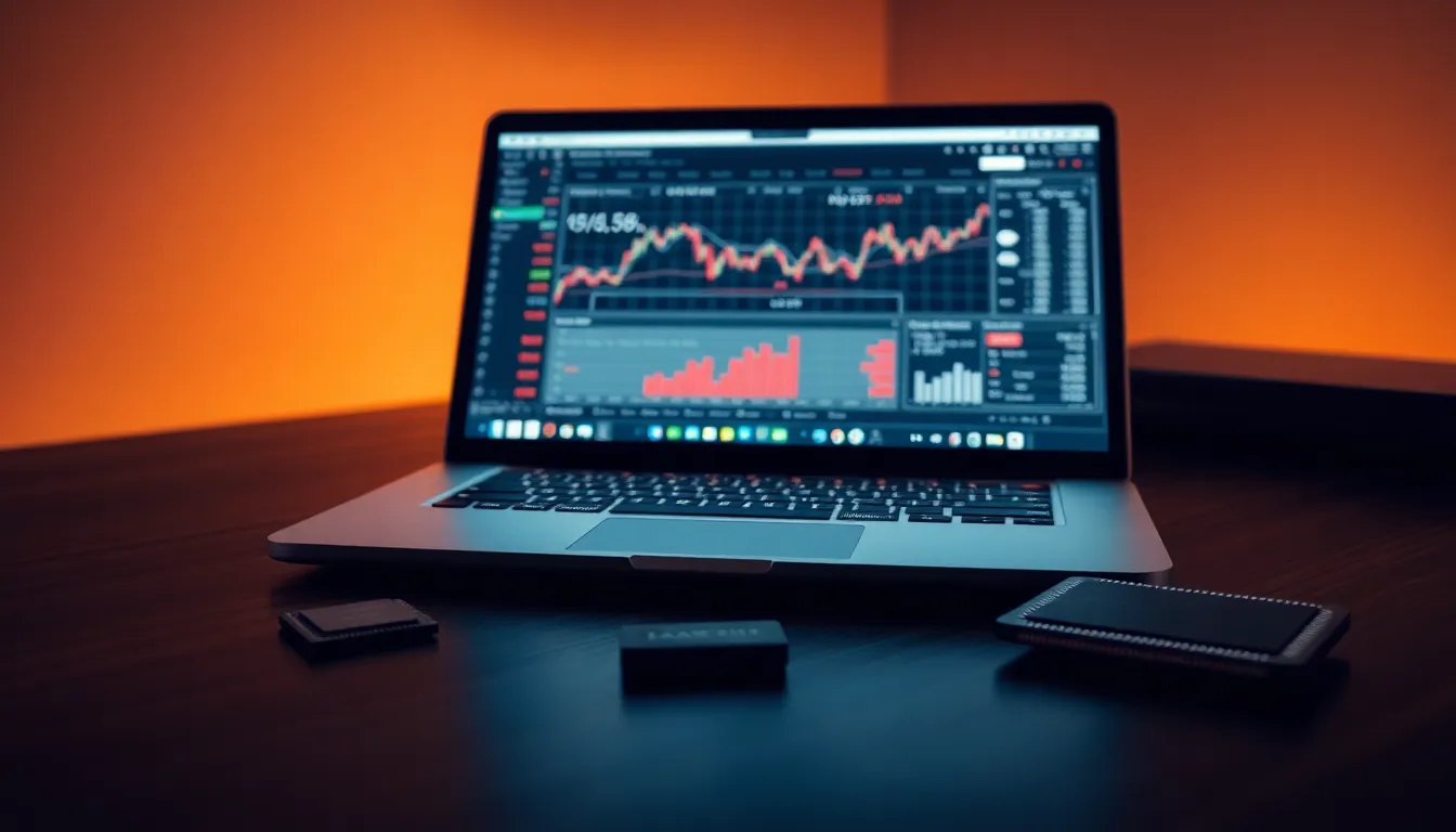 테크 주식 분석 차트 예시